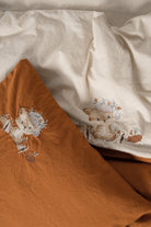 Cotton Box-Cuddly Nakışlı Bebek Nevresim Takımı Clever Bej-Nevresim Takımı-2-roqelvaxirum.shop