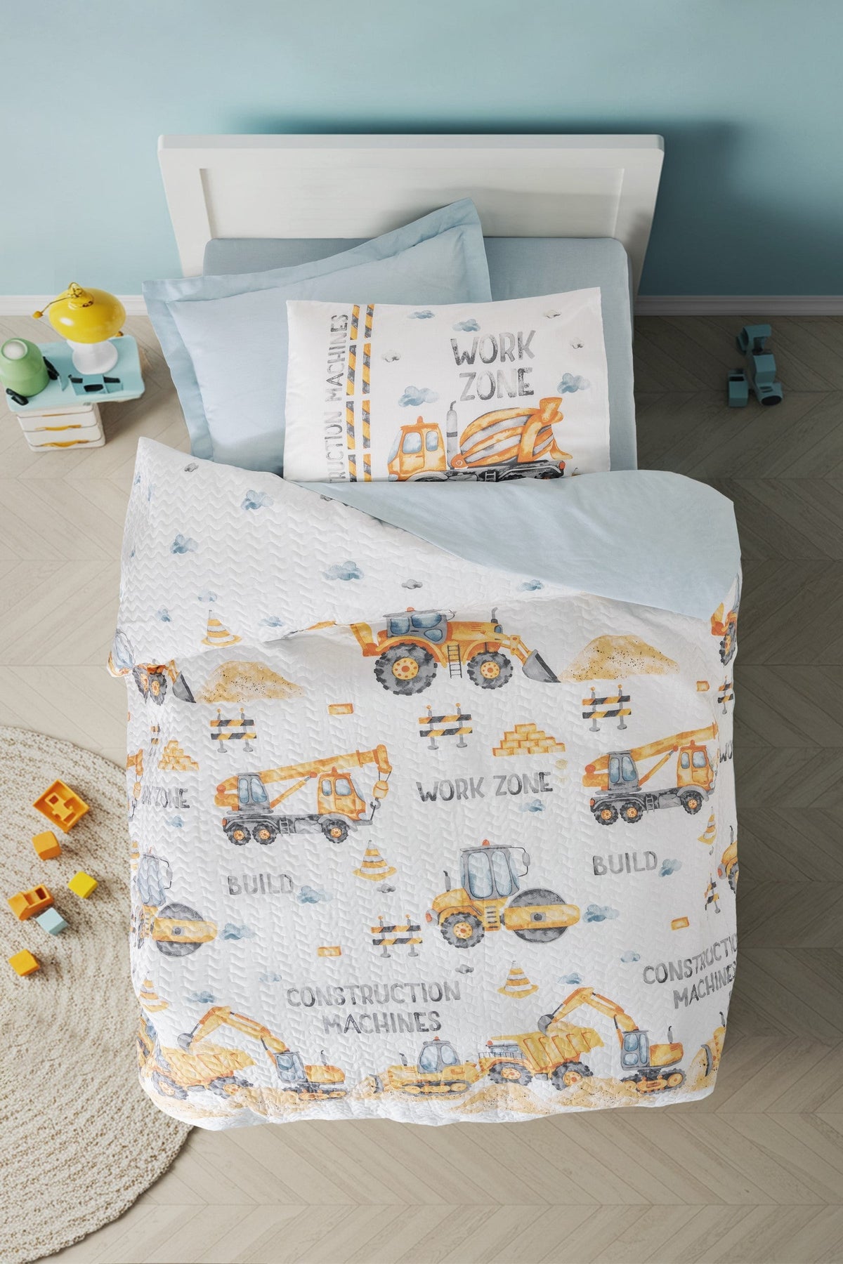 Cotton Box Junior Tek Kişilik Complete Set Buildo Mavi