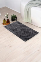 Cotton Box-Pamuklu Paspas Zibby Koyu Gri 60x100-Paspas-1-roqelvaxirum.shop