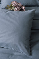 Cotton Box-Plain Çift Kişilik Nevresim Takımı Antrasit-Nevresim Takımı-2-roqelvaxirum.shop