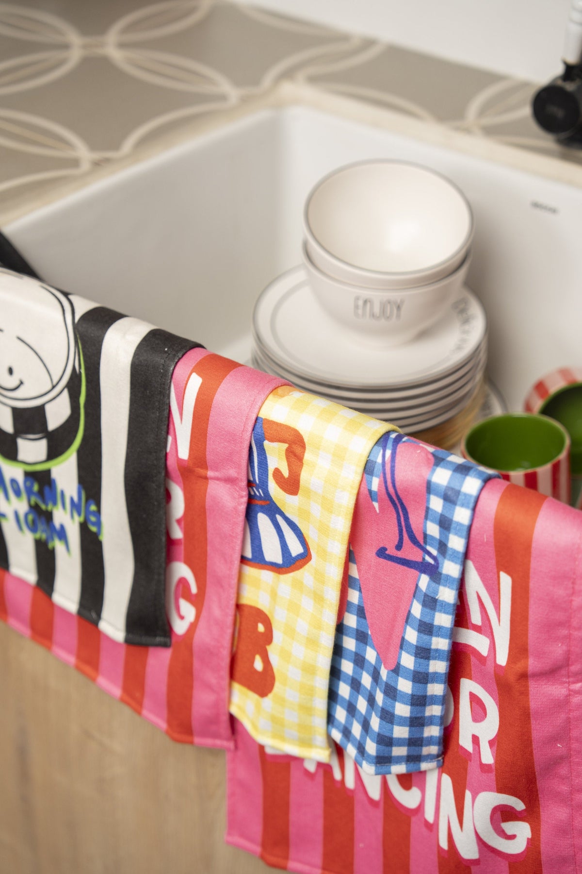 Cozy Home Cheer Kitchen Mutfak Havlusu Coffee Lovers