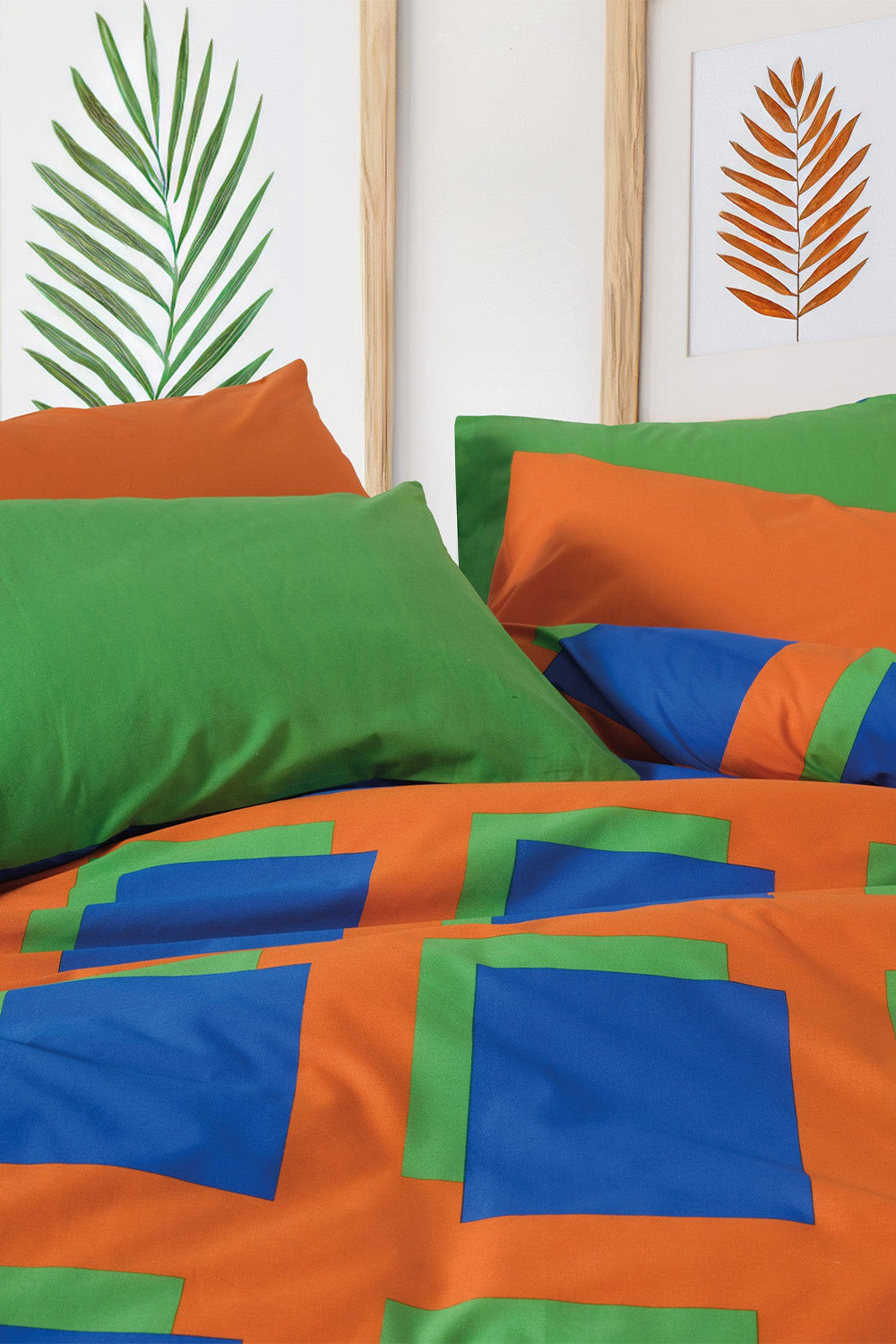 Cozy Home-Popping Colors Çift Kişilik Lastikli Çarşaflı Nevresim Takımı Venus Mavi-Nevresim Takımı-2-roqelvaxirum.shop