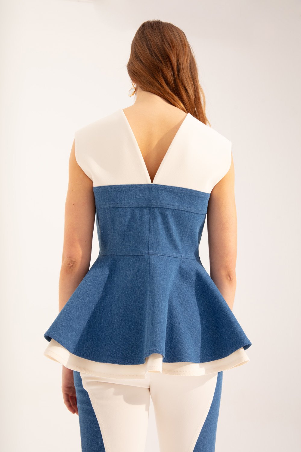 Crescent Line-Marine Yelek Bluz-Bluz-2-roqelvaxirum.shop