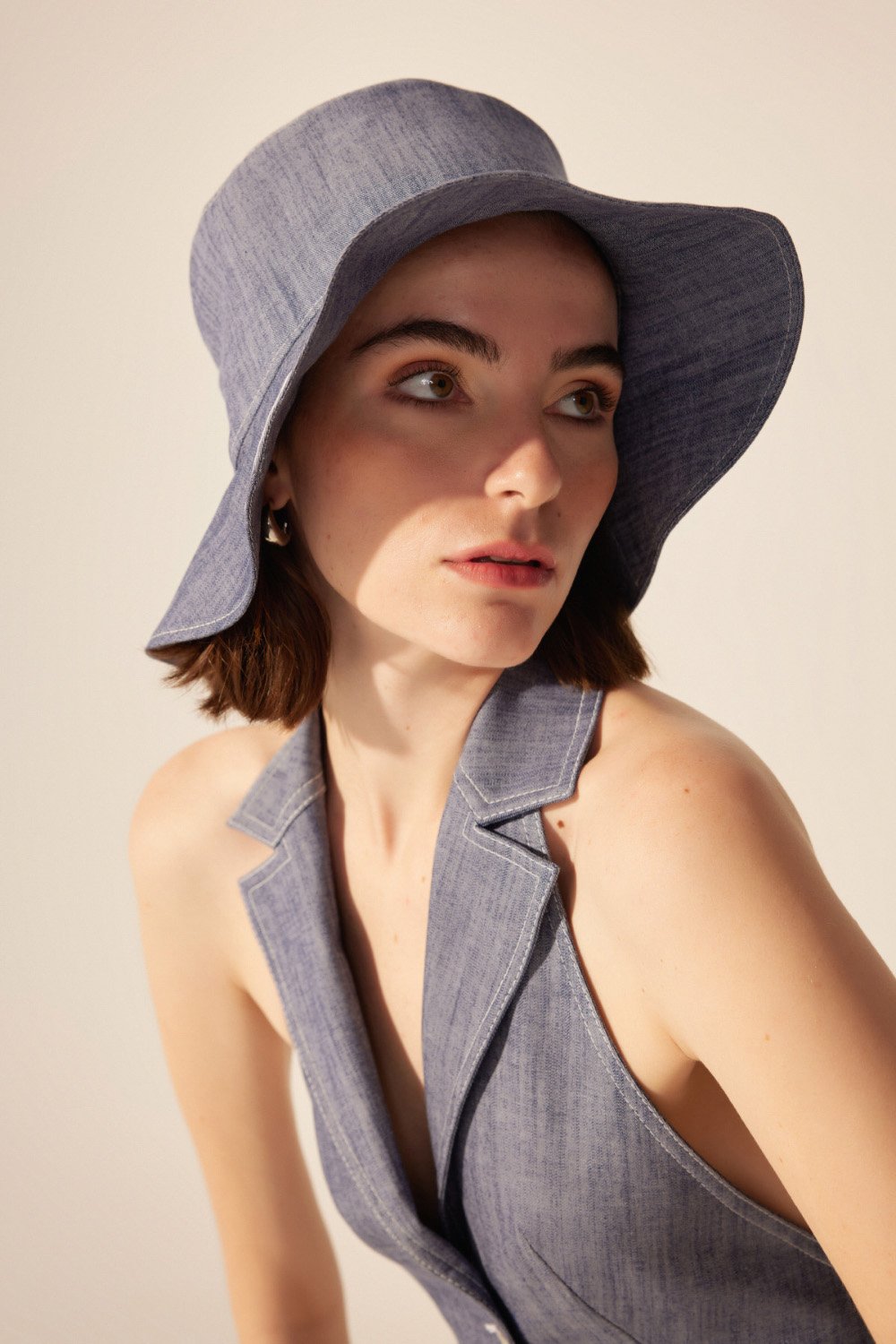 Crescent Line-Mood Bucket Şapka-Bucket Hat-4-roqelvaxirum.shop