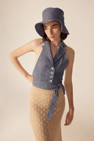 Crescent Line-Mood Bucket Şapka-Bucket Hat-7-roqelvaxirum.shop