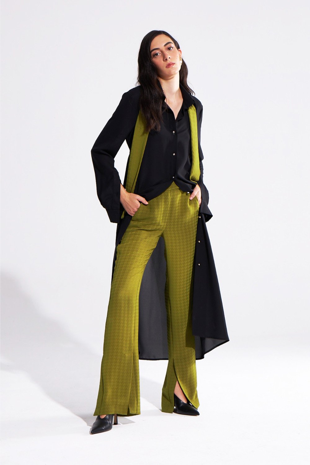 Crescent Line-Phase Pantolon Yeşil-Pantolon-2-roqelvaxirum.shop