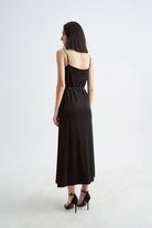 Crescent Line-Queen Elbise Siyah-Elbise-4-roqelvaxirum.shop