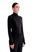 Crescent Line-Shadow Bodysuit Siyah-Bodysuit-4-roqelvaxirum.shop