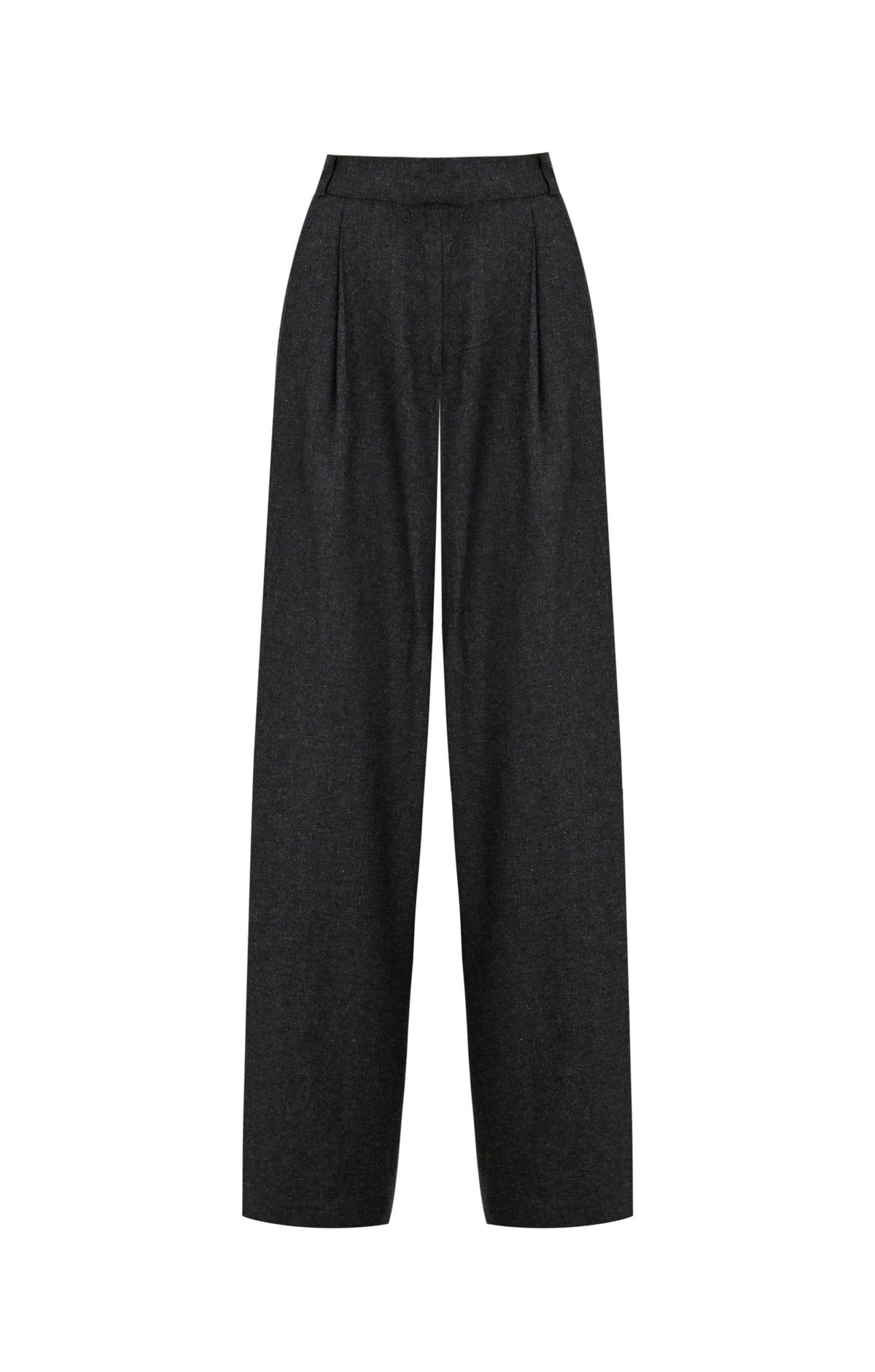 Death Is Easy-Charcoal Grey Tailored Men’s Trousers-Kumaş Pantolon-4-roqelvaxirum.shop