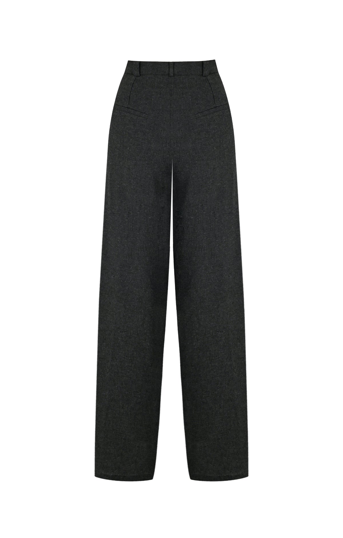 Death Is Easy-Charcoal Grey Tailored Men’s Trousers-Kumaş Pantolon-5-roqelvaxirum.shop