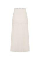 Death Is Easy-Layered Cotton Mid Length Skirt-Etek-4-roqelvaxirum.shop