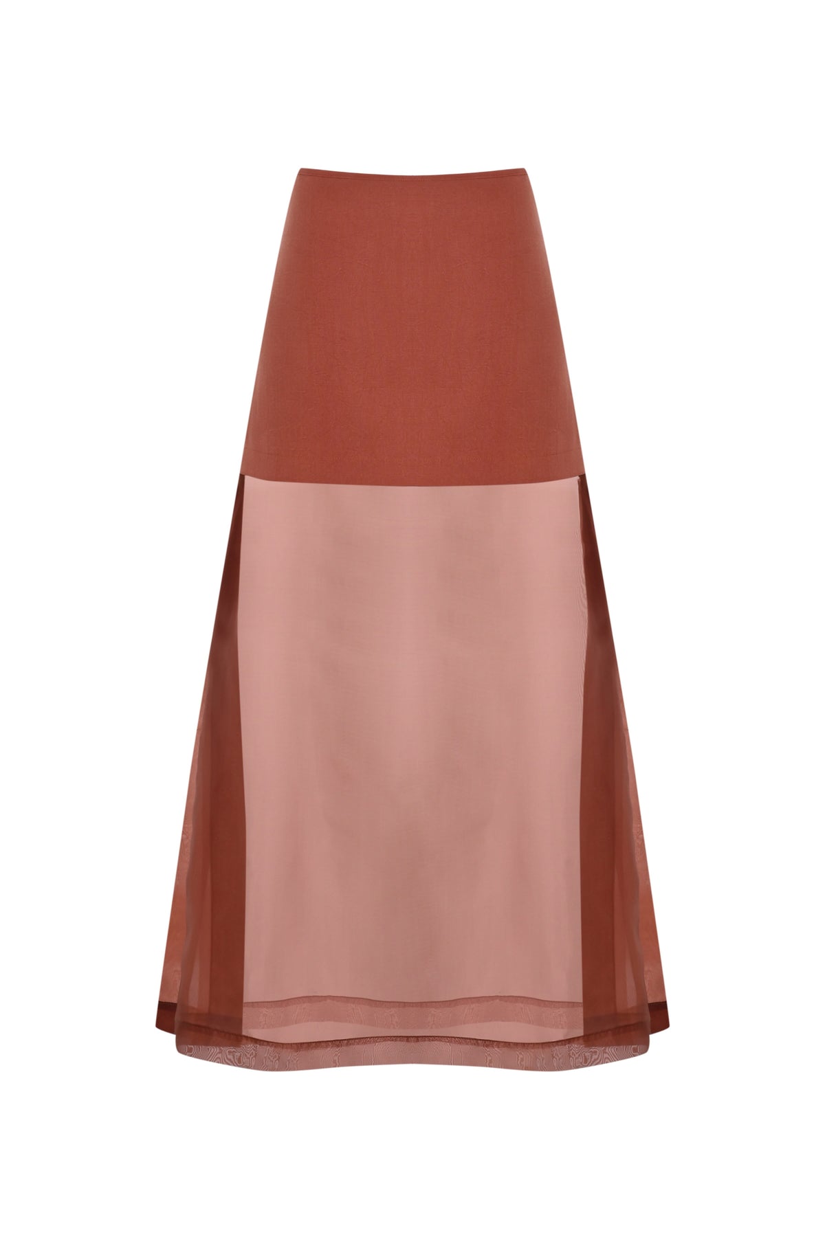Death Is Easy-Mid Length Organza Skirt-Etek-3-roqelvaxirum.shop