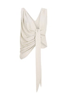 Death Is Easy-Sculptural Knotted Top-Top-3-roqelvaxirum.shop