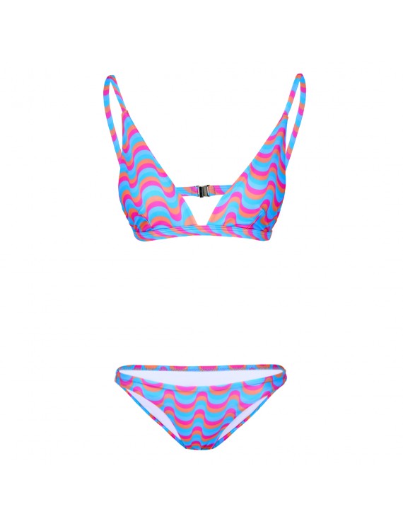 Declara-Blue Wavy Bikini Set-1-roqelvaxirum.shop