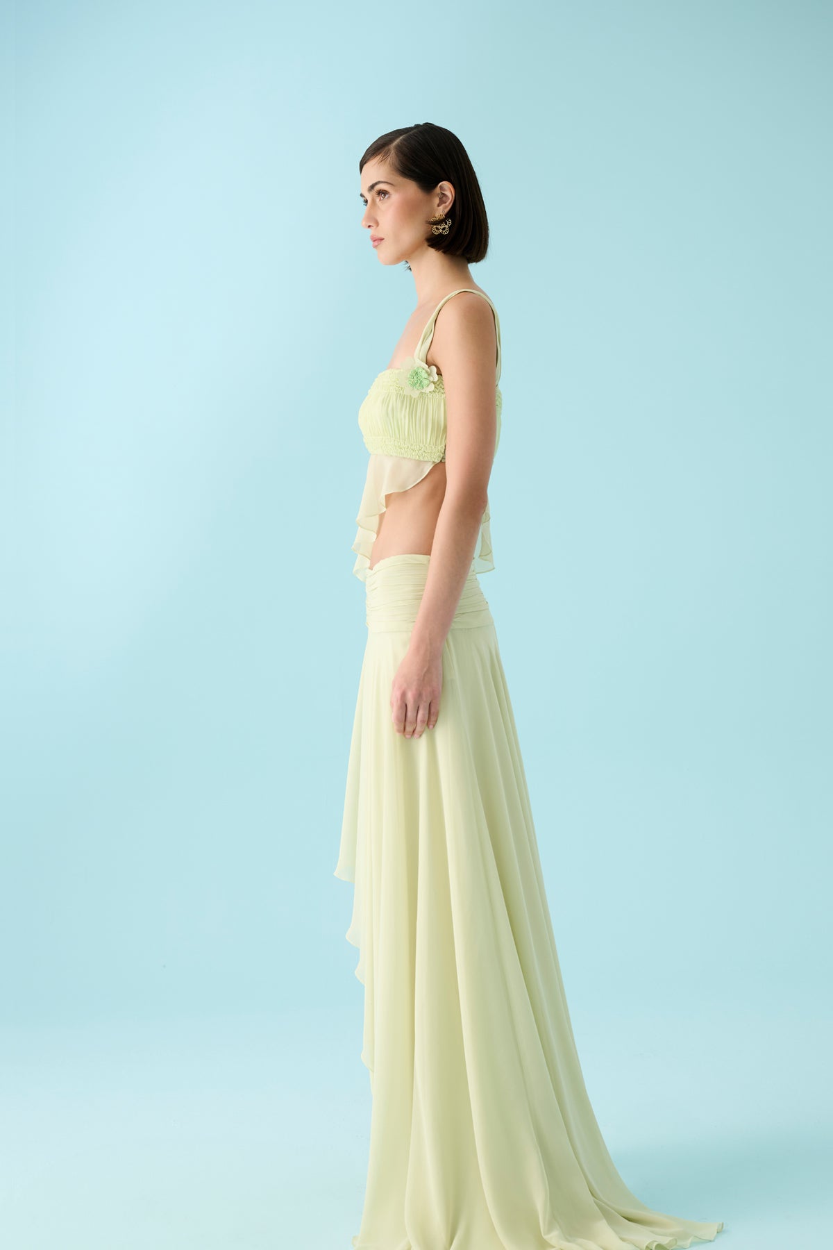 Declara-Chloranthus Floral Top-3-roqelvaxirum.shop