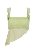 Declara-Chloranthus Floral Top-6-roqelvaxirum.shop