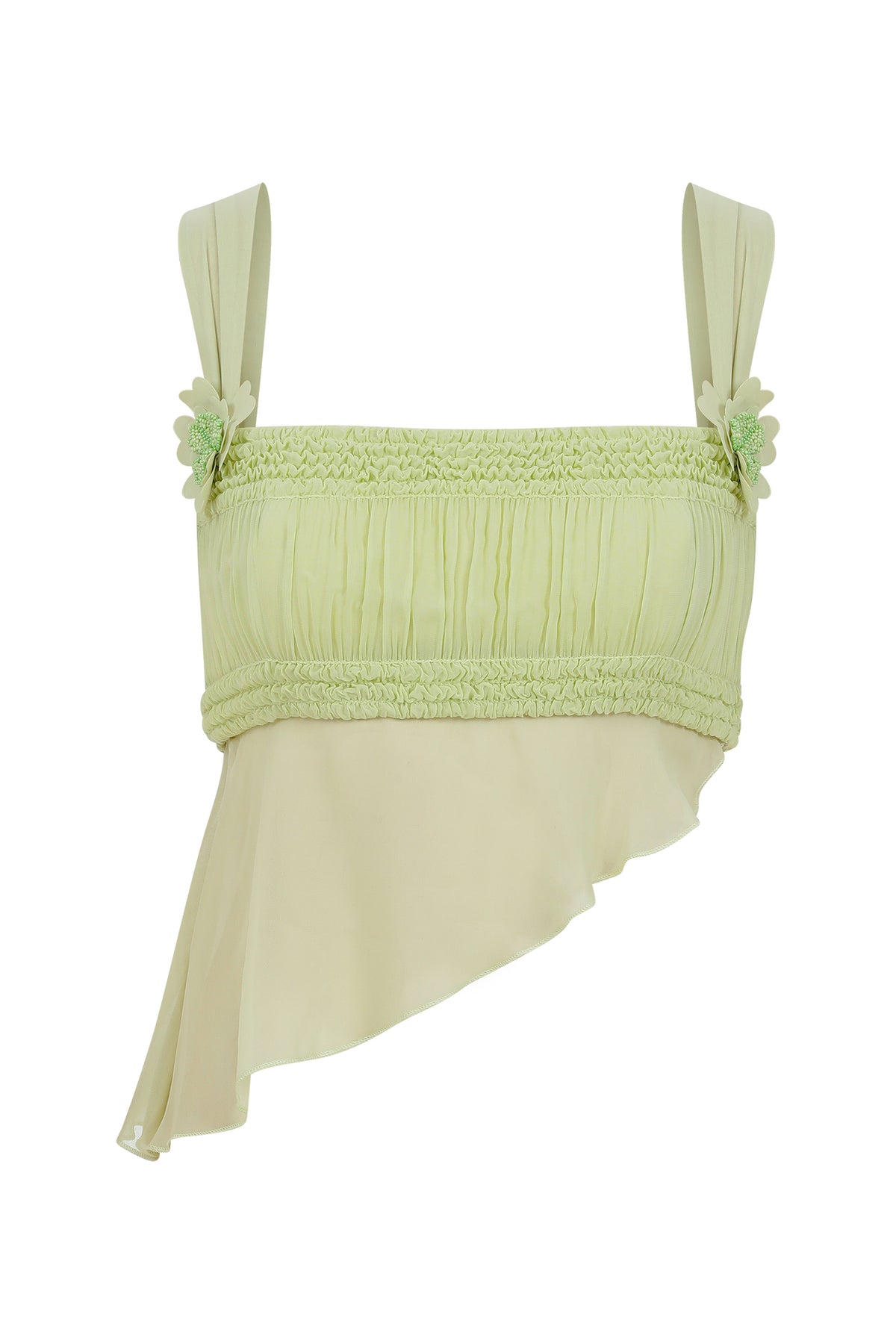 Declara-Chloranthus Floral Top-6-roqelvaxirum.shop