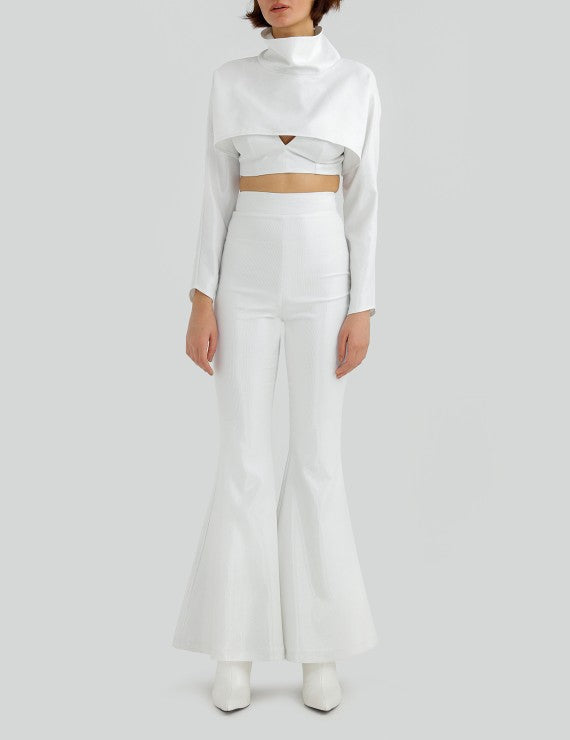Declara-Cream Silver Bra Top-3-roqelvaxirum.shop