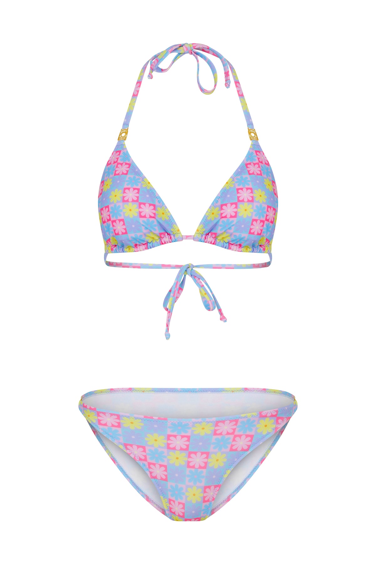 Declara-Flowered Icon Bikini Set-1-roqelvaxirum.shop
