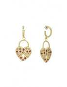Declara-Gold Heart Padlock Earrings-2-roqelvaxirum.shop