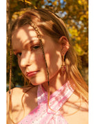 Declara-Gold Heart Padlock Earrings-3-roqelvaxirum.shop