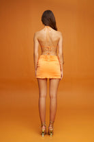 Declara-Marigold Floral Skirt-Etek-3-roqelvaxirum.shop