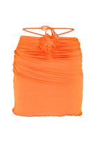 Declara-Marigold Floral Skirt-Etek-5-roqelvaxirum.shop