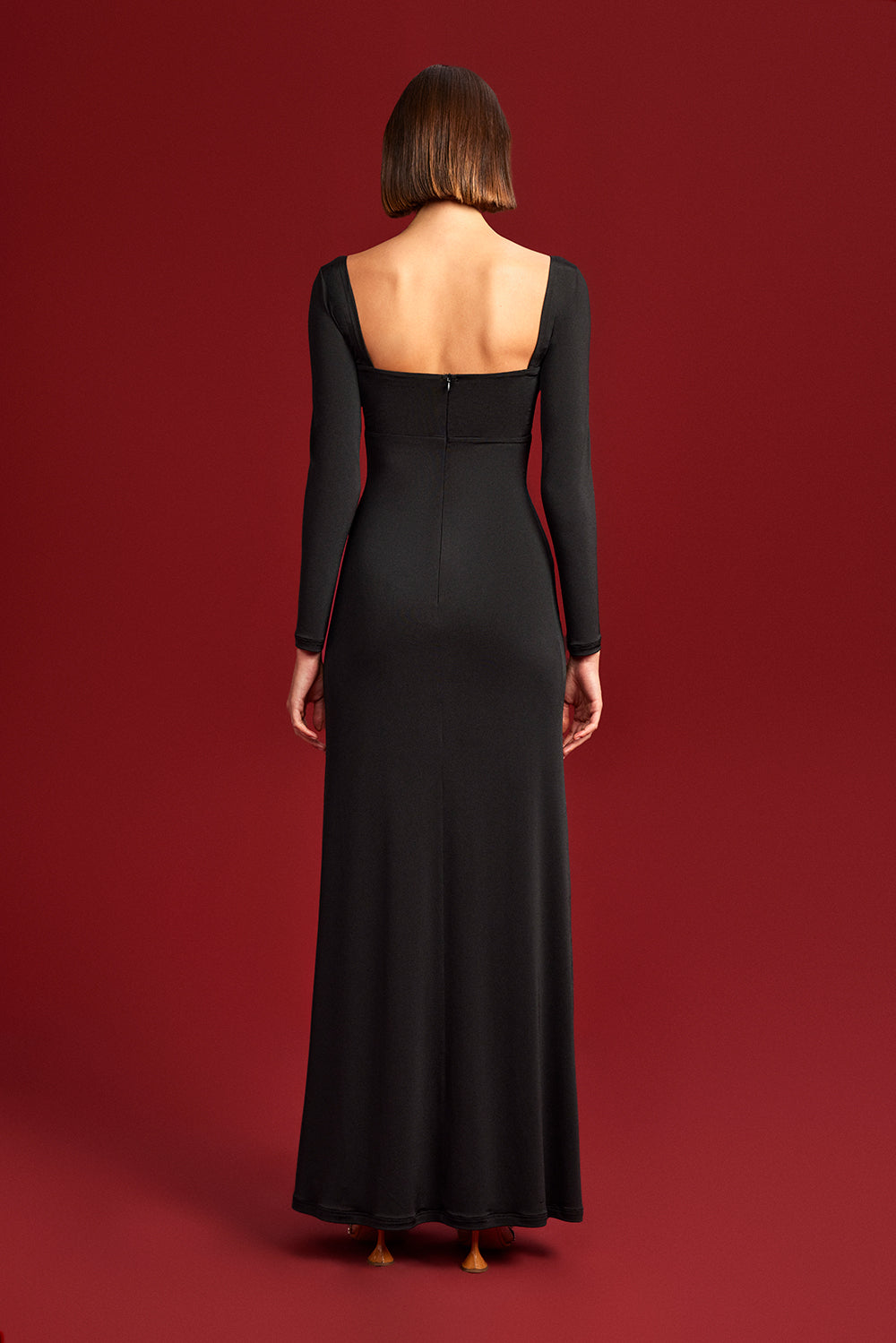 Declara-Noir Charm Dress-Elbise-3-roqelvaxirum.shop