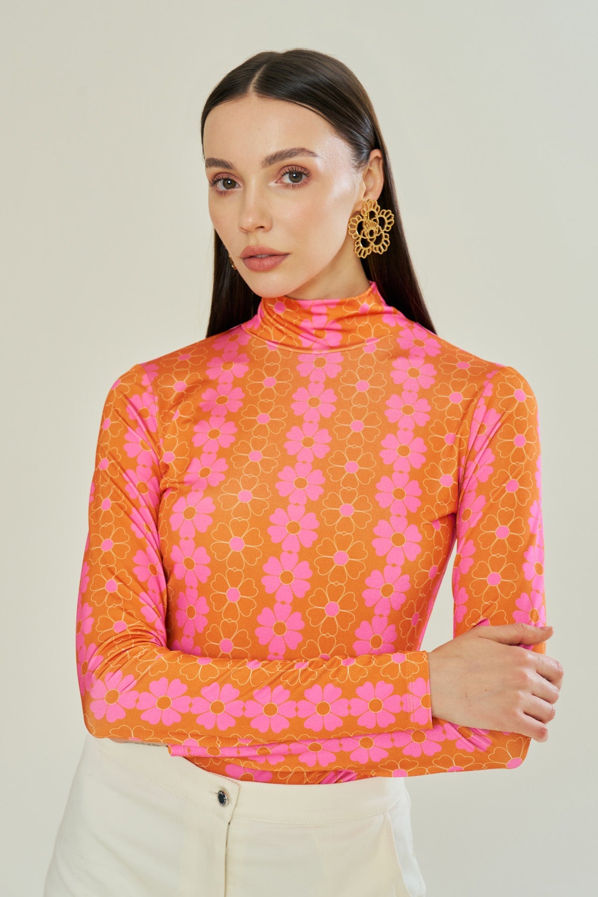 Declara-Petite Blossom Top-Top-2-roqelvaxirum.shop