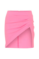 Declara-Pink Gathering Skirt-1-roqelvaxirum.shop