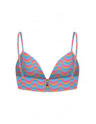 Declara-Pink Wavy Bra Top-2-roqelvaxirum.shop