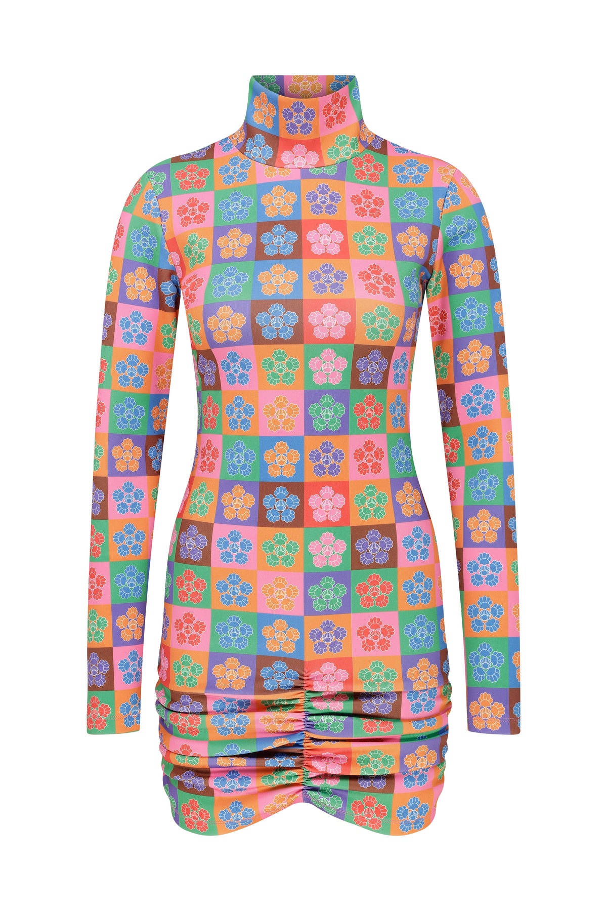 Declara-Polychrome Icon Dress-Elbise-4-roqelvaxirum.shop