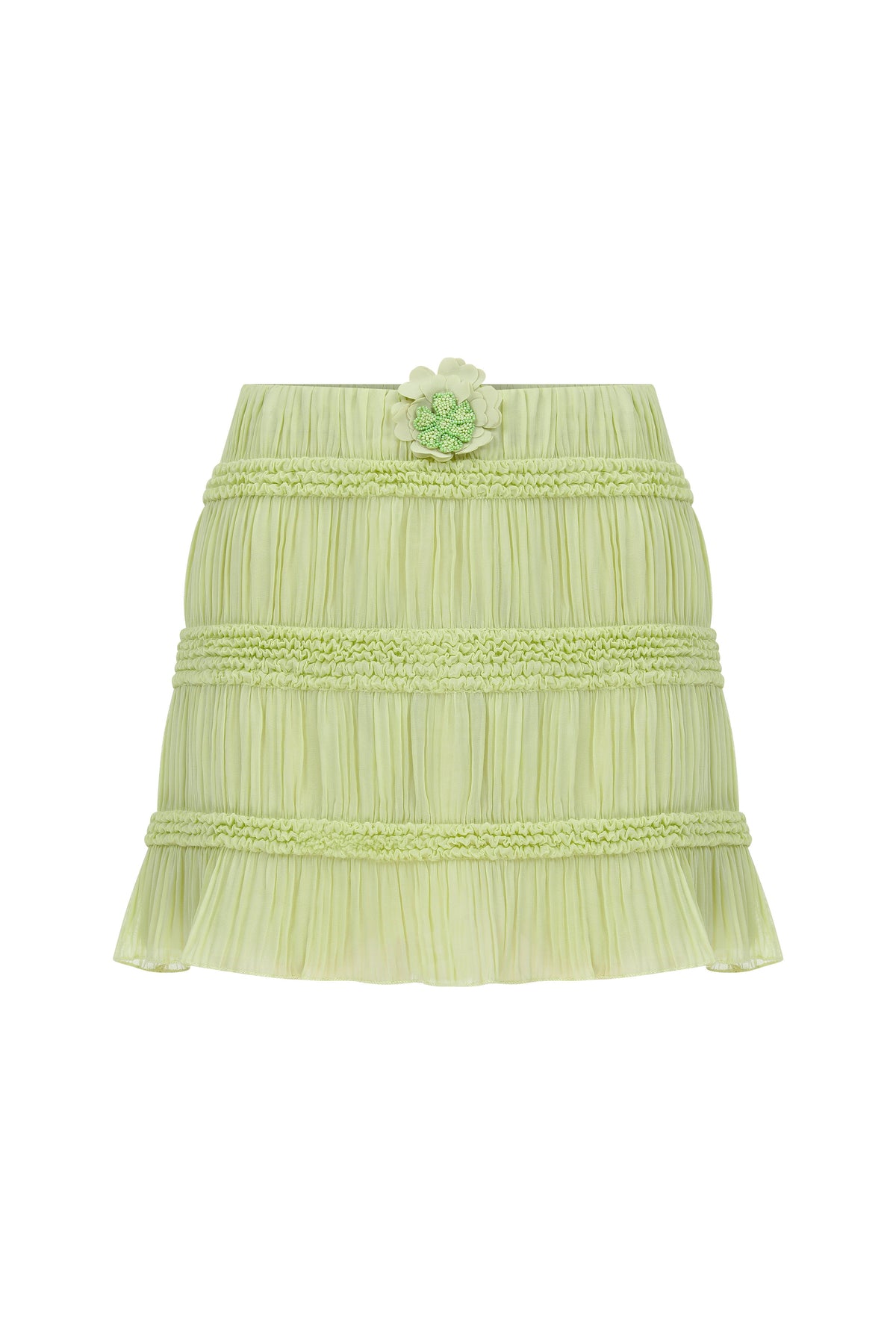 Declara-Sage Floral Skirt-7-roqelvaxirum.shop