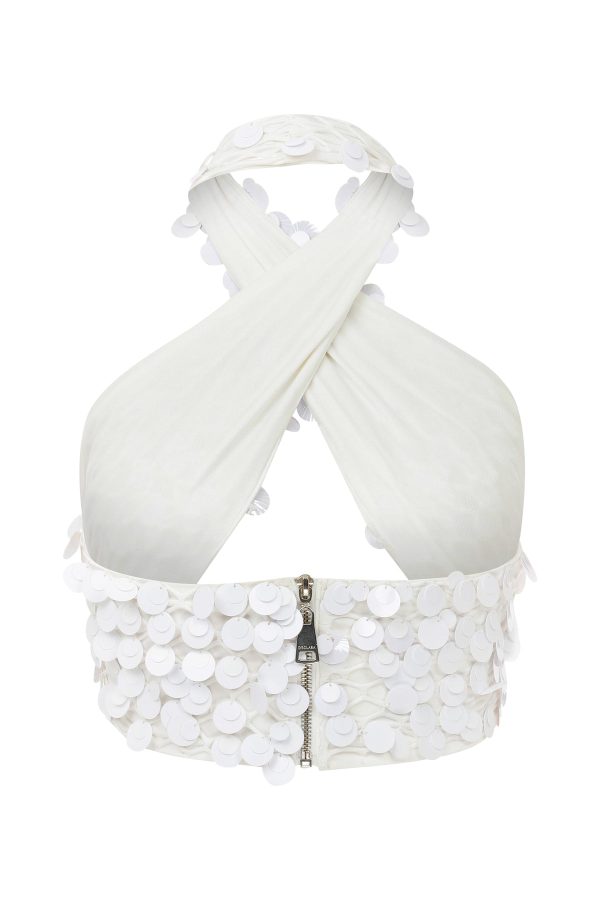 Declara-Sequined Shell Top-2-roqelvaxirum.shop