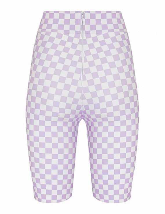 Declara-Sparkle Checkered Legging-2-roqelvaxirum.shop
