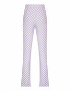Declara-Sparkle Checkered Pant-4-roqelvaxirum.shop