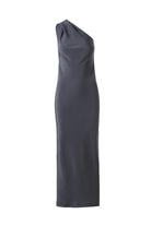 Delicate-Gri İpek Elbise-Elbise-2-roqelvaxirum.shop