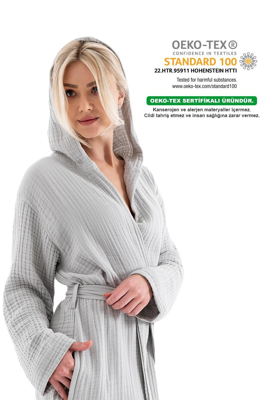 Denizli Concept-Unisex Kapşonlu 4 Kat Müsli̇n Bornoz-Bornoz-4-roqelvaxirum.shop