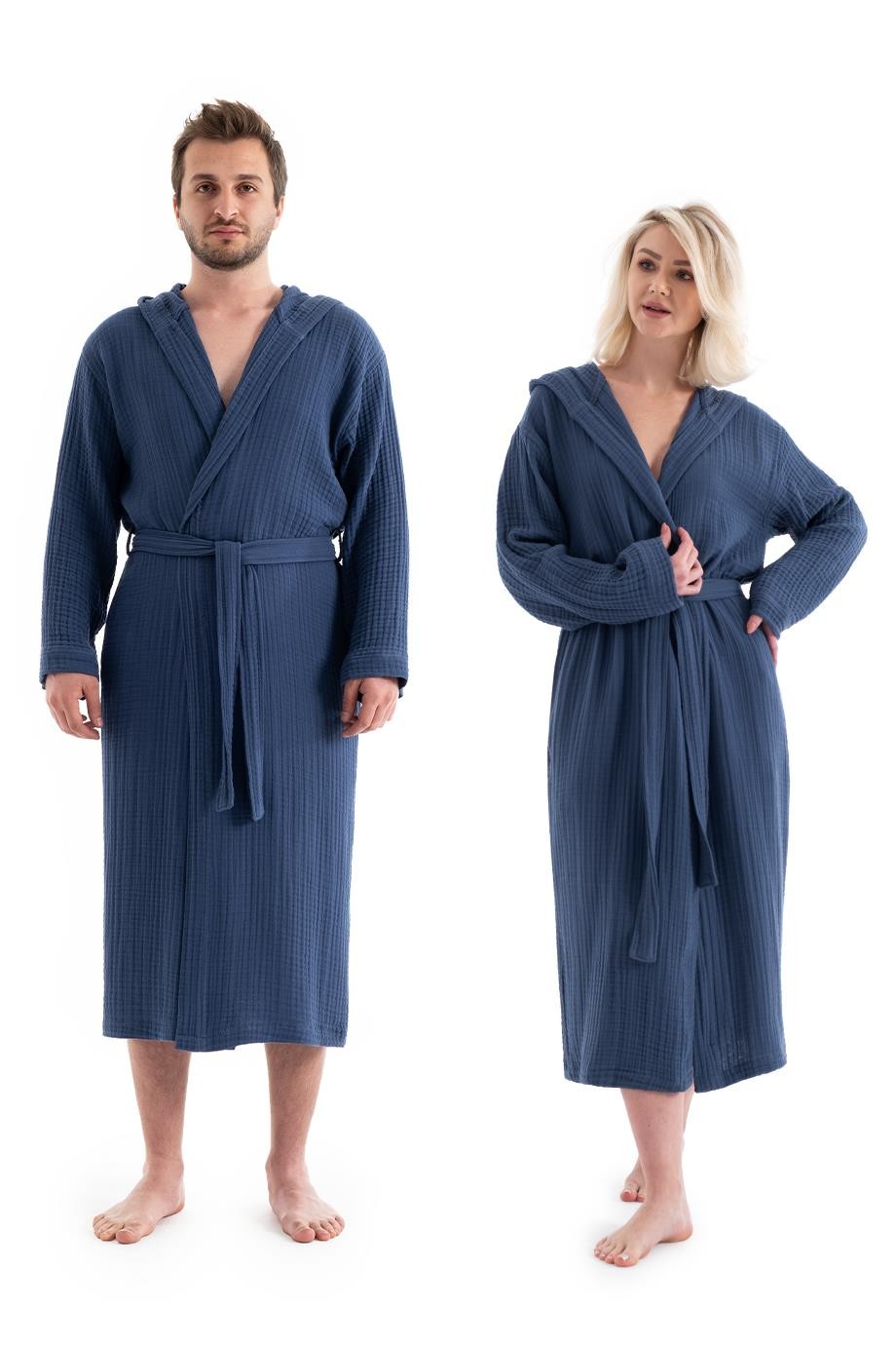 Denizli Concept-Unisex Kapşonlu 4 Kat Müsli̇n Bornoz-Bornoz-9-roqelvaxirum.shop