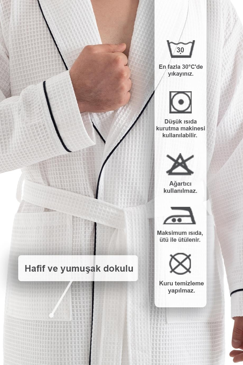 Denizli Concept-Unisex Soho Pi̇ke Bornoz-Bornoz-4-roqelvaxirum.shop