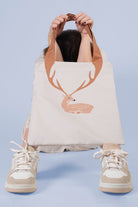 Design Vira-Axis Deer Tote Bag-Omuz Çantası-1-roqelvaxirum.shop