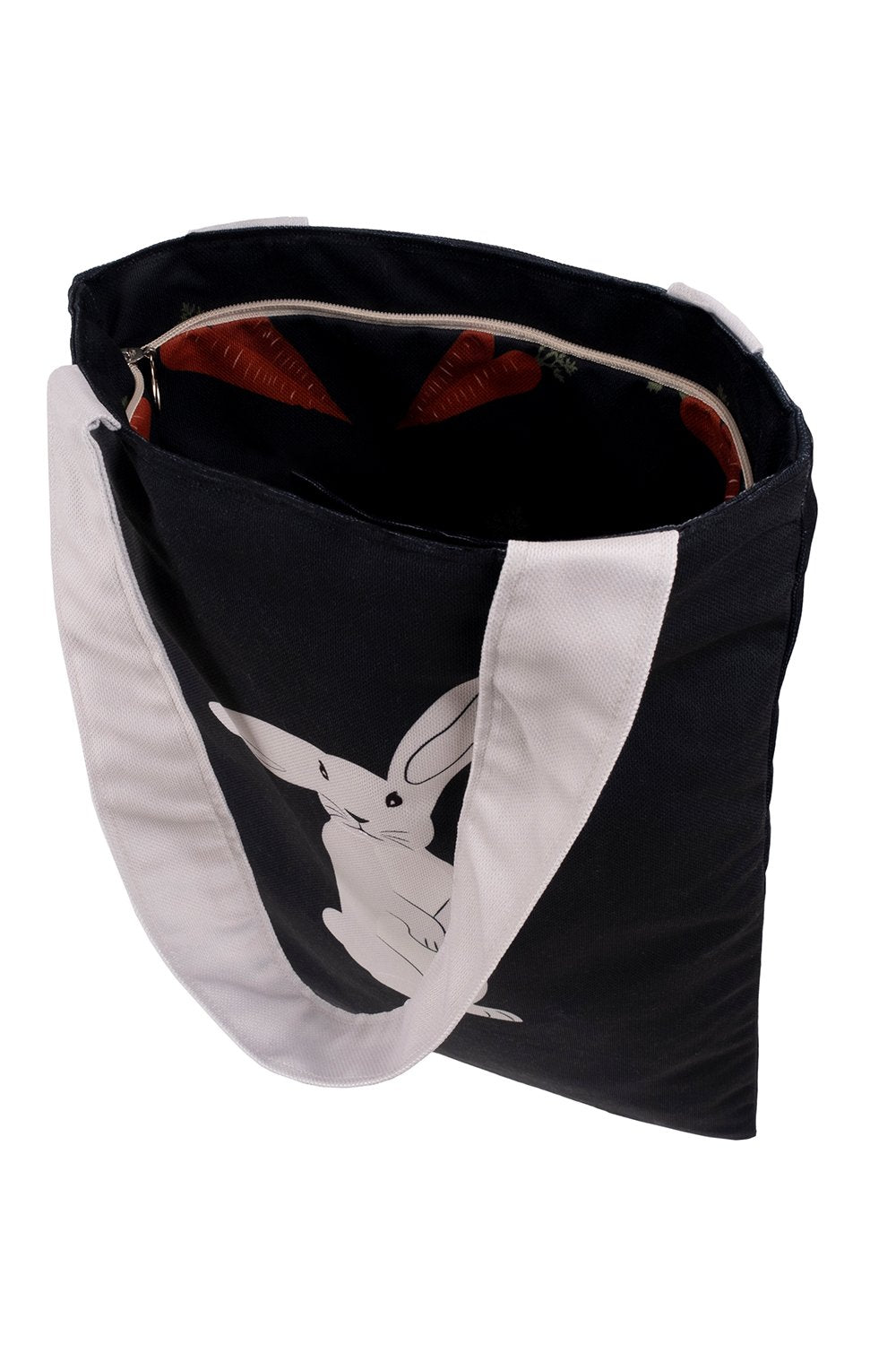 Design Vira-Dark Rabbit Tote Bag-Omuz Çantası-3-roqelvaxirum.shop