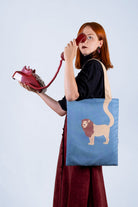 Design Vira-Lion Tote Bag-Omuz Çantası-1-roqelvaxirum.shop