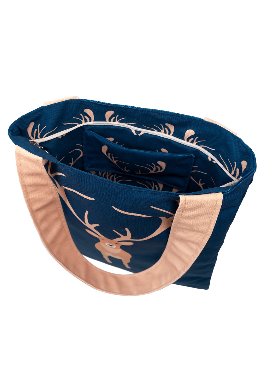 Design Vira-Reindeer Tote Bag-Omuz Çantası-3-roqelvaxirum.shop