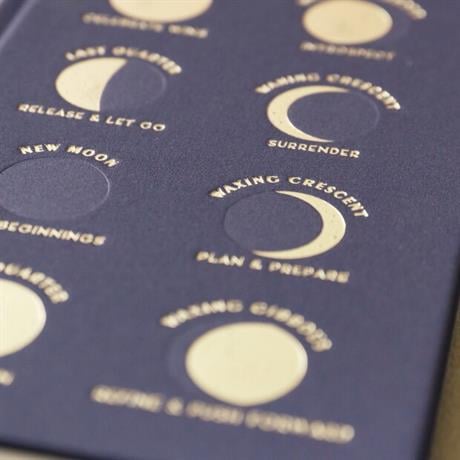 Designwork Ink-Design Works Ink Kumaş Kaplı Moon Phases Defter-Defter-2-roqelvaxirum.shop