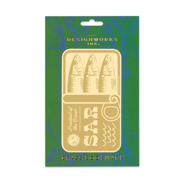 Designwork Ink-Design Works Jumbo Metal Kitap Ayracı Sardines-Kitap Ayracı-1-roqelvaxirum.shop