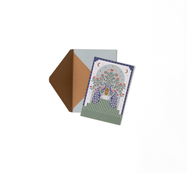 Designwork Ink-Designworks Ink Adopo Notecard Set 16'lı Set Eye, Tiger, Heart, Peacock-Aksesuar-5-roqelvaxirum.shop