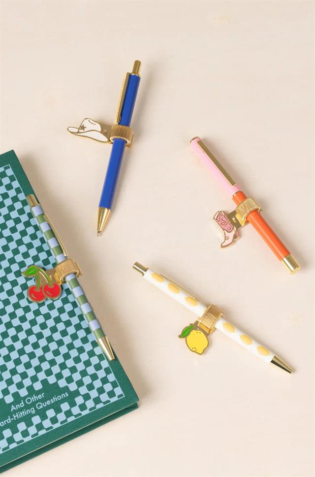 Designwork Ink-Designworks Ink Kalem Klipsi Lemon & Cherry-Klips-2-roqelvaxirum.shop