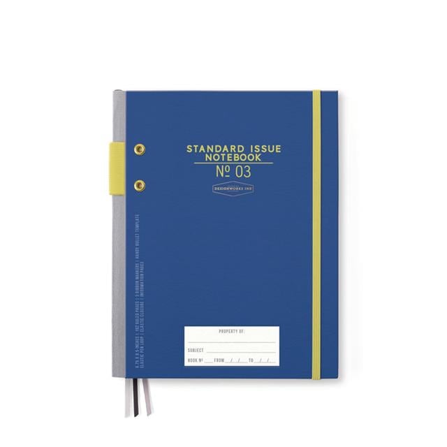 Designwork Ink-Standart Issue Defter Cobalt & Citron-Defter-1-roqelvaxirum.shop
