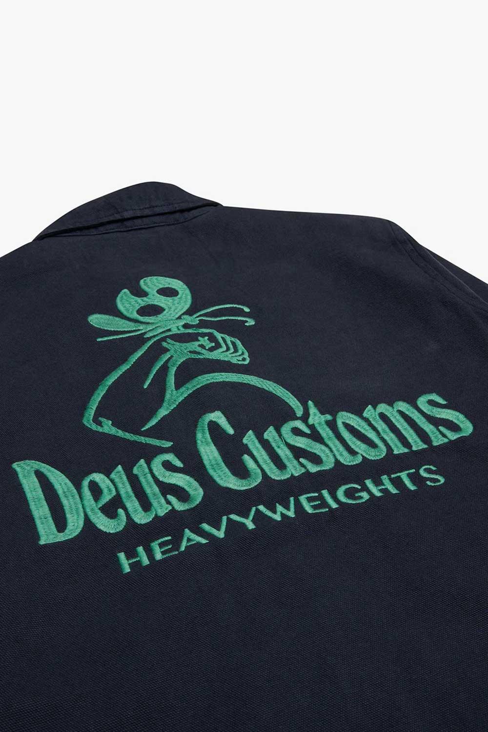 Deus-Heavyweight Canvas Coach Anthracite-Ceket-7-roqelvaxirum.shop